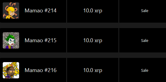 All 3 Sold to <a href="/RJKEL/">RJKEL</a> Thank you bro🫵🫵
👉xrp.cafe/collection/mam…

#xrp #xrpl #xrphasnfts #nft #XRPCommunity #XRPFamily #XRPHolders #XRPCafe #XRPLNFT #XRPNFT

x.com/Mamaodamao/sta…