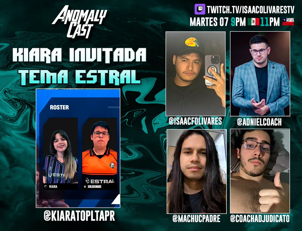 IsaacFOlivares's tweet photo. Habemus programa. 💀
Hoy en el #AnomalyCast Con invitades de lujo, tocará hablar de todo lo que paso ayer y hoy de la P/R de LTA Norte y también comentaremos un poco lo que paso en el sur.
A la misma hora, en el mismo canal.
#LTA