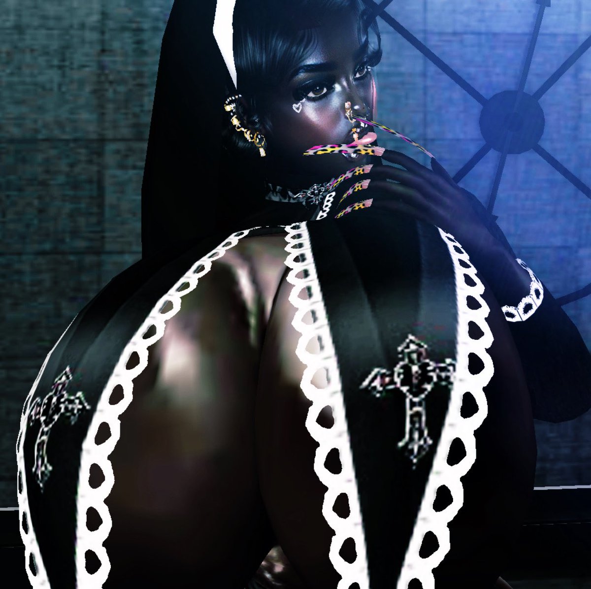 AkumaModicue's tweet image. The nun 🖤