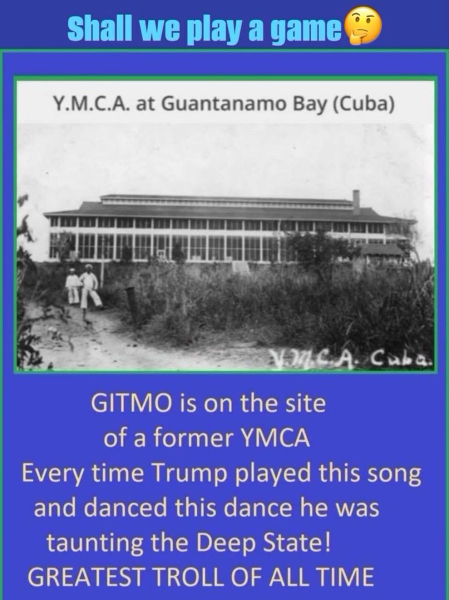 SaltyGoat17's tweet image. I will now be laughing every time I hear YMCA.  

Trump is the master troller!!😂
