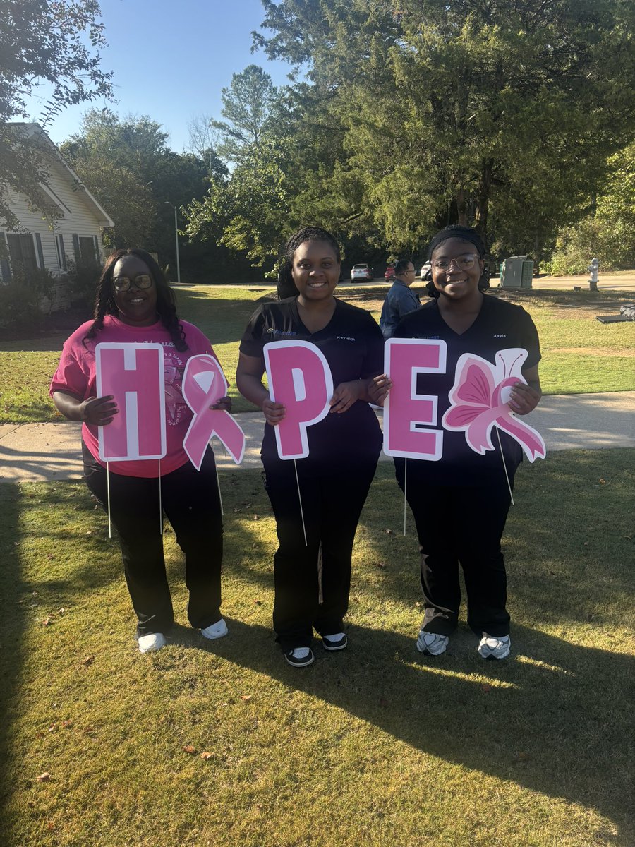 Health Science Year 2 students help set up, and then they  enjoyed the “Boots on the Ground” tailgate with Traceway Retirement Community residents!