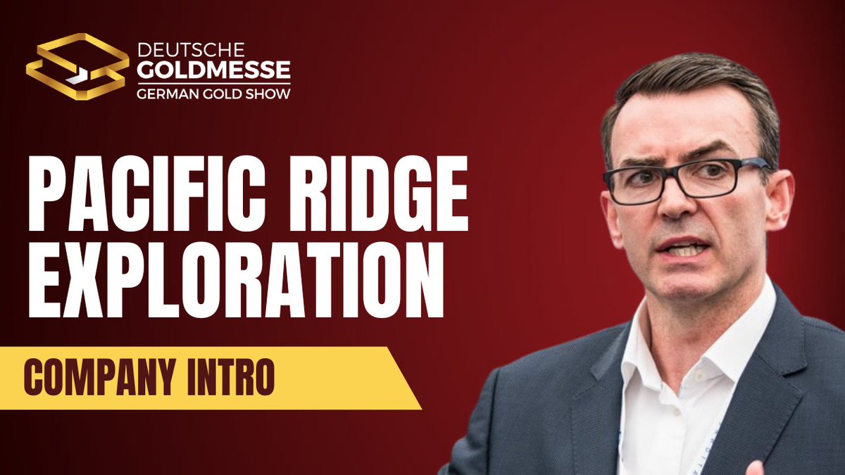 Hear from Blaine Monaghan, CEO of <a href="/PacRidge_PEX/">Pacific Ridge Exploration (PEX: TSXV)</a> $PEX.V, as he shares how the company is advancing its copper-gold projects in B.C. and preparing for drill results ahead of #DeutscheGoldmesse Fall 2025.

Watch Here👉youtu.be/osp-jjXXME8

Join us in Frankfurt!
📆Nov 14 &amp; 15 | JW