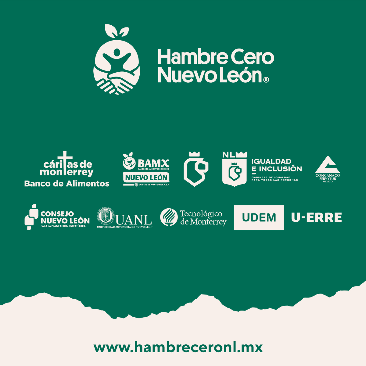 Hambre Cero Nuevo León tweet media