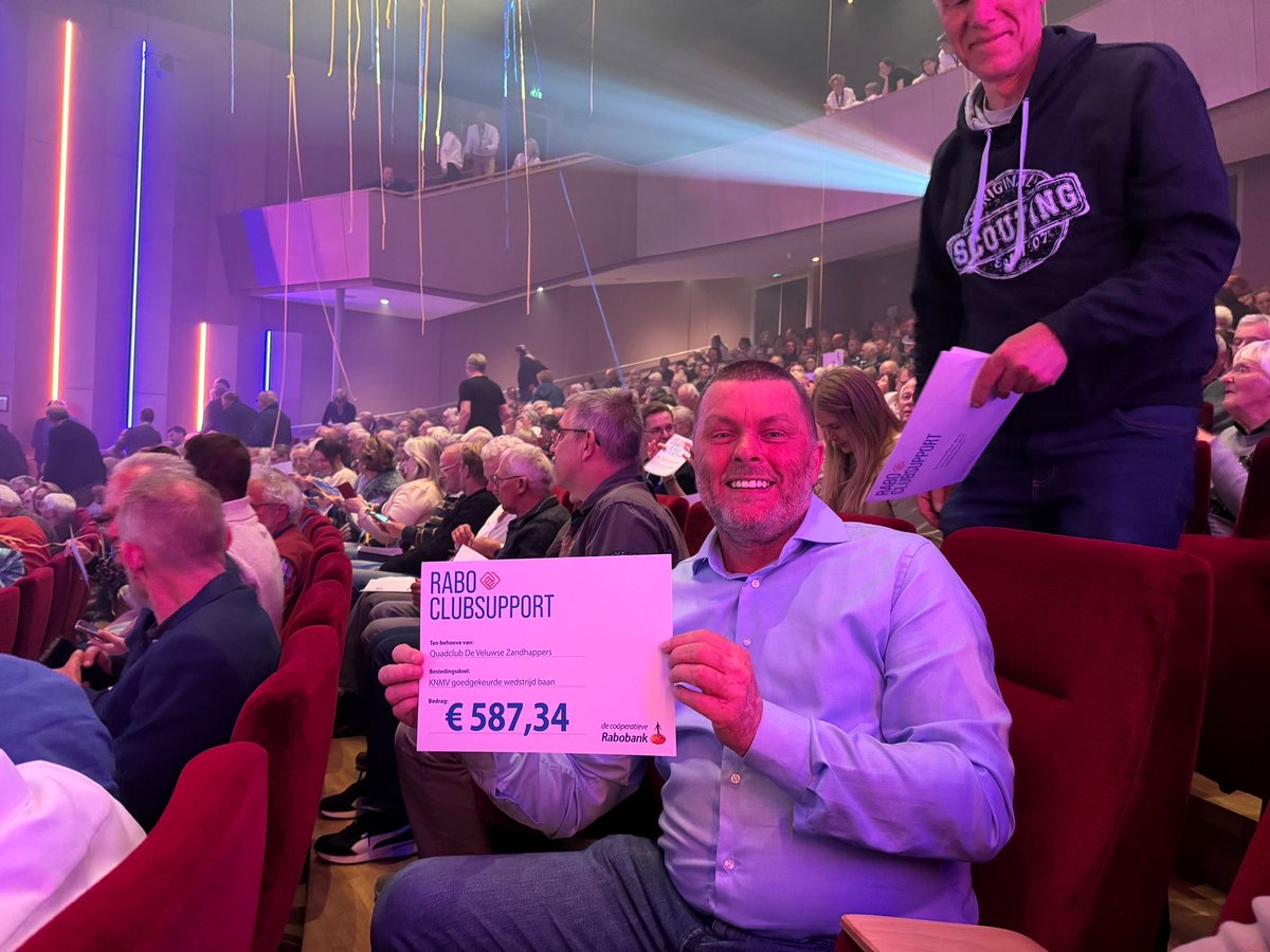 Iedereen bedankt voor het stemmen op onze vereniging Quadclub De Veluwse Zandhappers

#RaboClubSupport #rabobank #schaffelaartheater