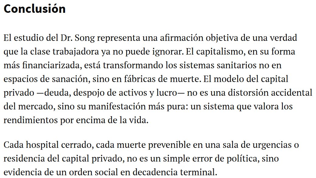 Estudio de Harvard expone el impacto mortal de los hospitales controlados por el capital privado
wsws.org/es/articles/20…