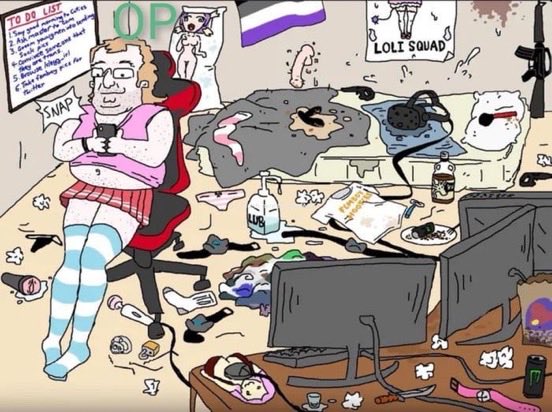 sagebored's tweet image. The level of hate that goes into this genre of image needs to be studied