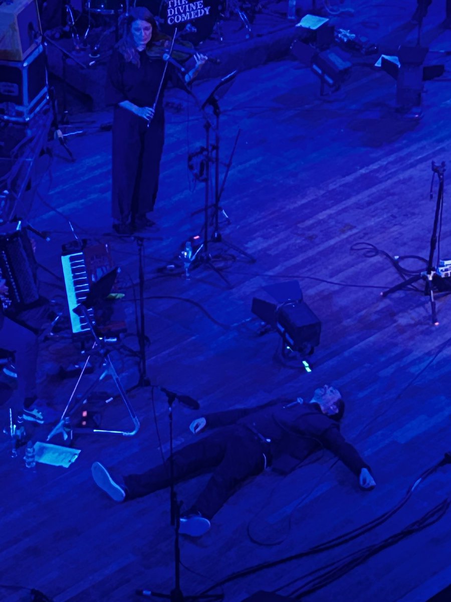 A splendid evening in Nottingham watching the Divine Comedy….