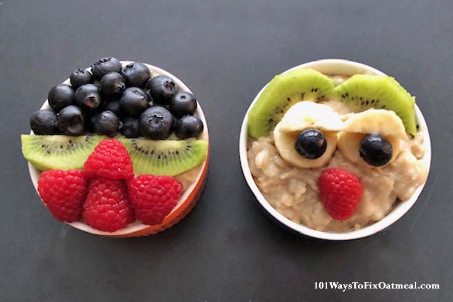 "We're all different. Don't judge. Understand instead." ~Roy Bennett. Different faces of Oatmeal.