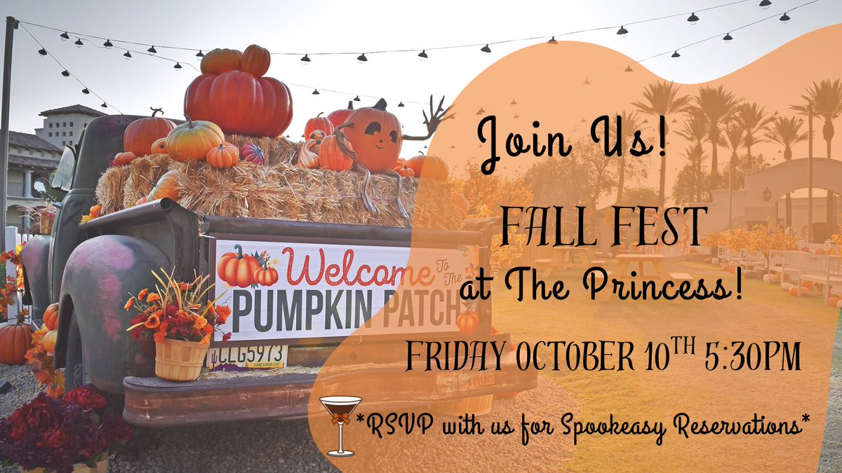 FRIDAY. FALL FEST. 🎃 ORANGE EVERYWHERE. Let’s get social, Phoenix!