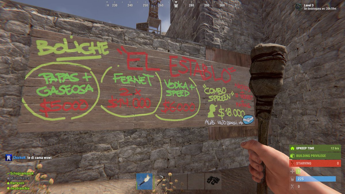 Se reían de que no sabiamos hacer ni un arco y flecha y en dos días te abrimos un boliche en el rust