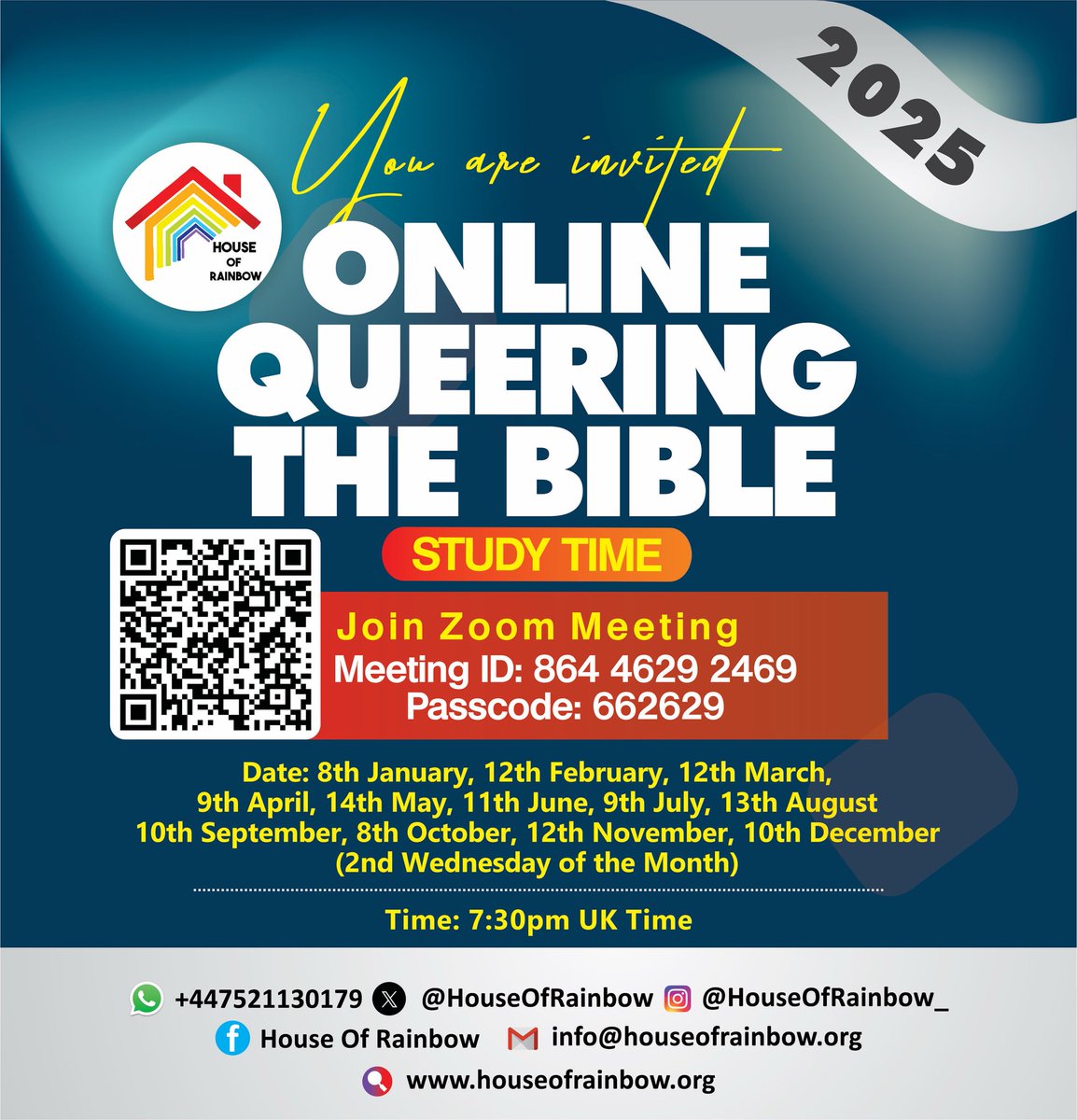 RevJide's tweet image. “Study to show yourself approved unto God, a worker who does not need to be ashamed and who correctly handles the word of truth.” — 2 Timothy 2:15 (KJV)

Join us via zoom on 8th October, 7:30pm UK Time.