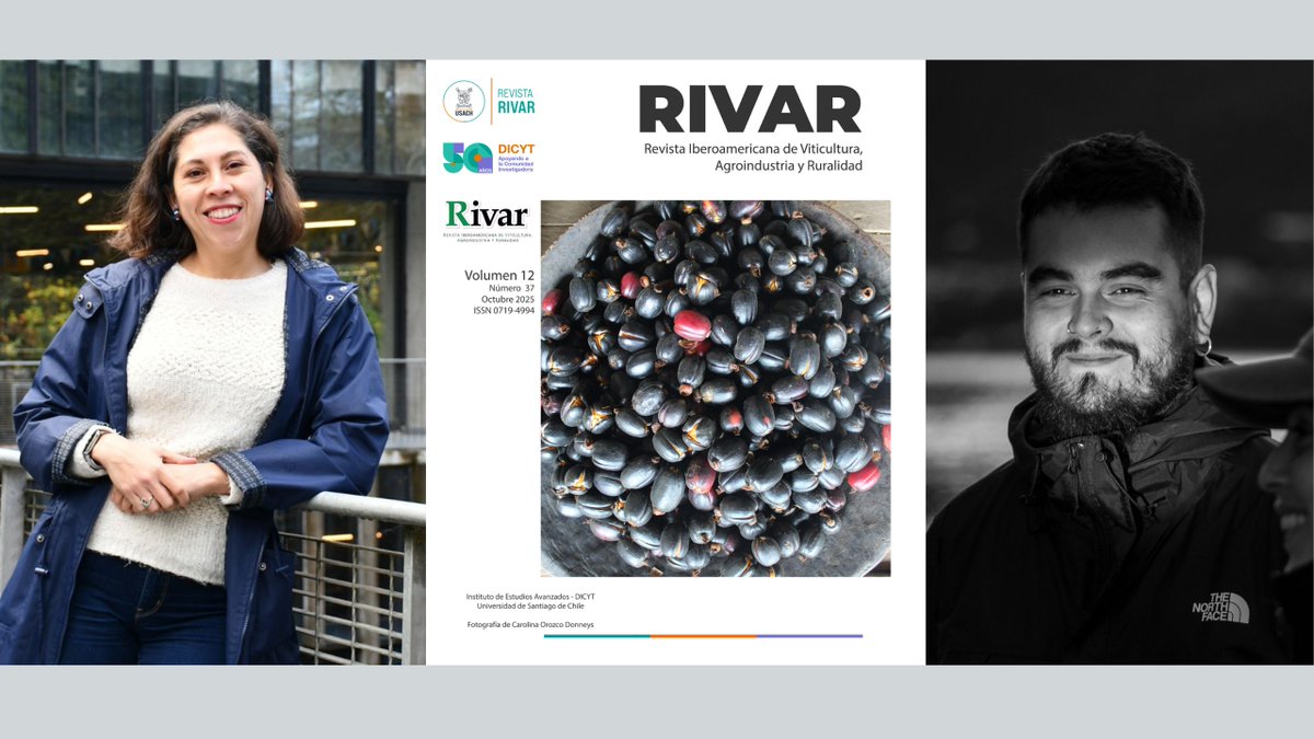 AnillosDesTerr's tweet photo. Descargue la publicación: 

“Migraciones estacionales y exportación global: dinámicas del empleo temporal en el sur de Chile”, 

Revista Iberoamericana RIVAR, Vol. 12 Núm. 37 (2025) 
✍️de Carla Marchant y Tomás Tapia

https://t.co/Kead0yKX4S https://t.co/xDvnw0NE5Z