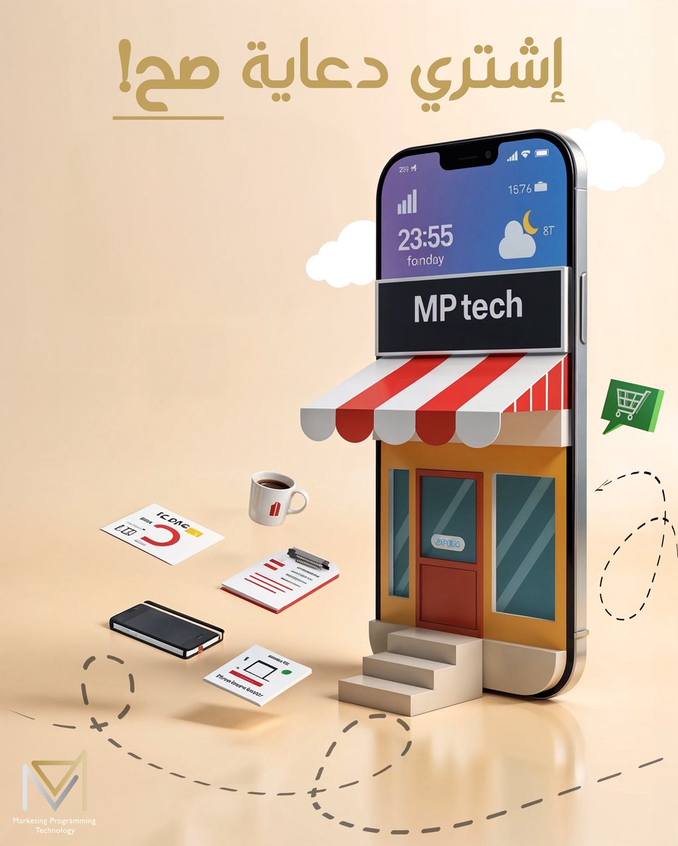 في عالم اليوم، الدعاية الصحيحة هي استثمار، وليست مجرد إنفاق! 📈 مع MP tech، نُقدم لك حلول تسويقية متكاملة تجعل علامتك التجارية تبرز وتصل لجمهورك المستهدف بفاعلية. دعنا نساعدك في بناء إستراتيجية تسويقية تحقق لك النتائج المرجوة.