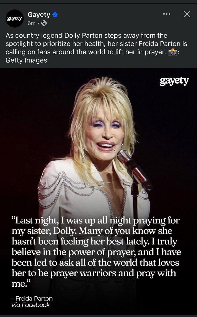 Come on witchy friends… we can’t lose Dolly right now…