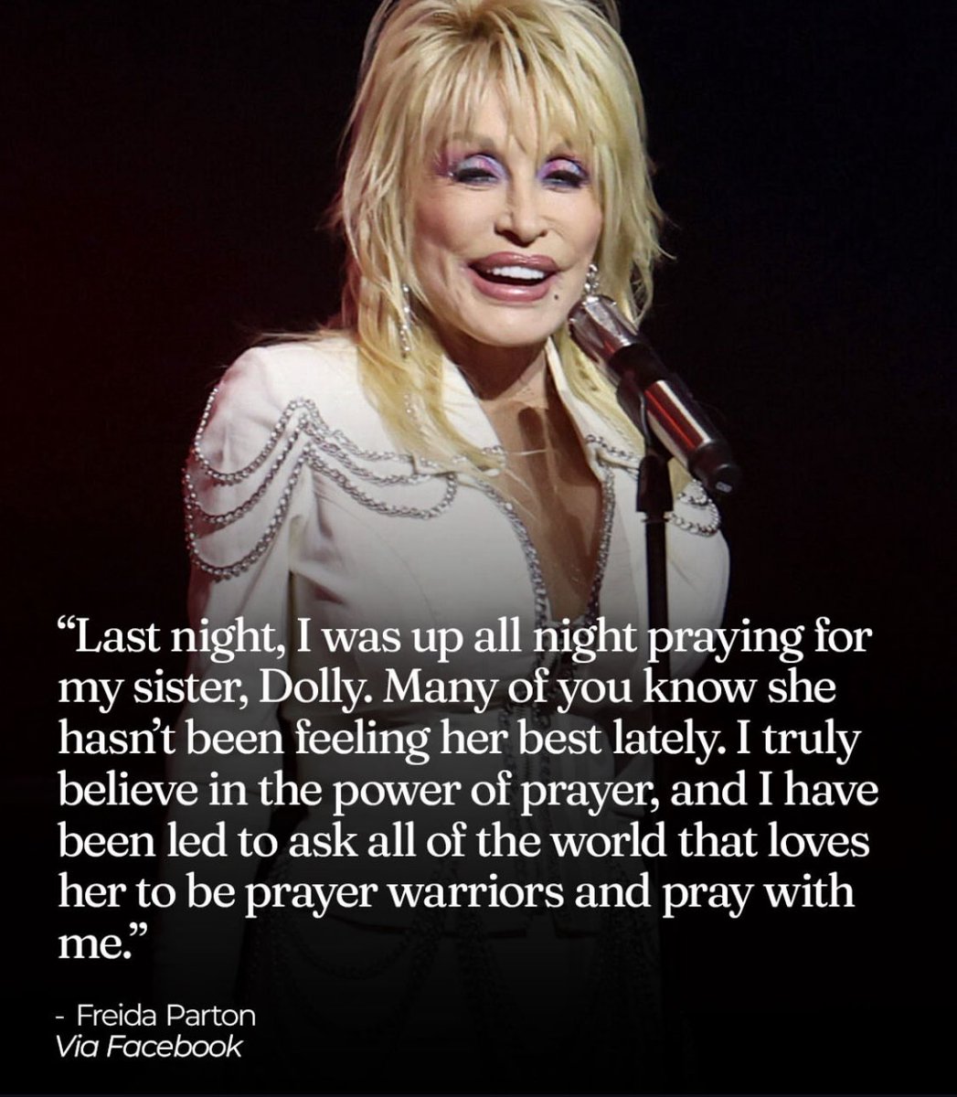 Oh no DOLLY PARTON IS SICK AND HER SISTER SPEAKS OUT