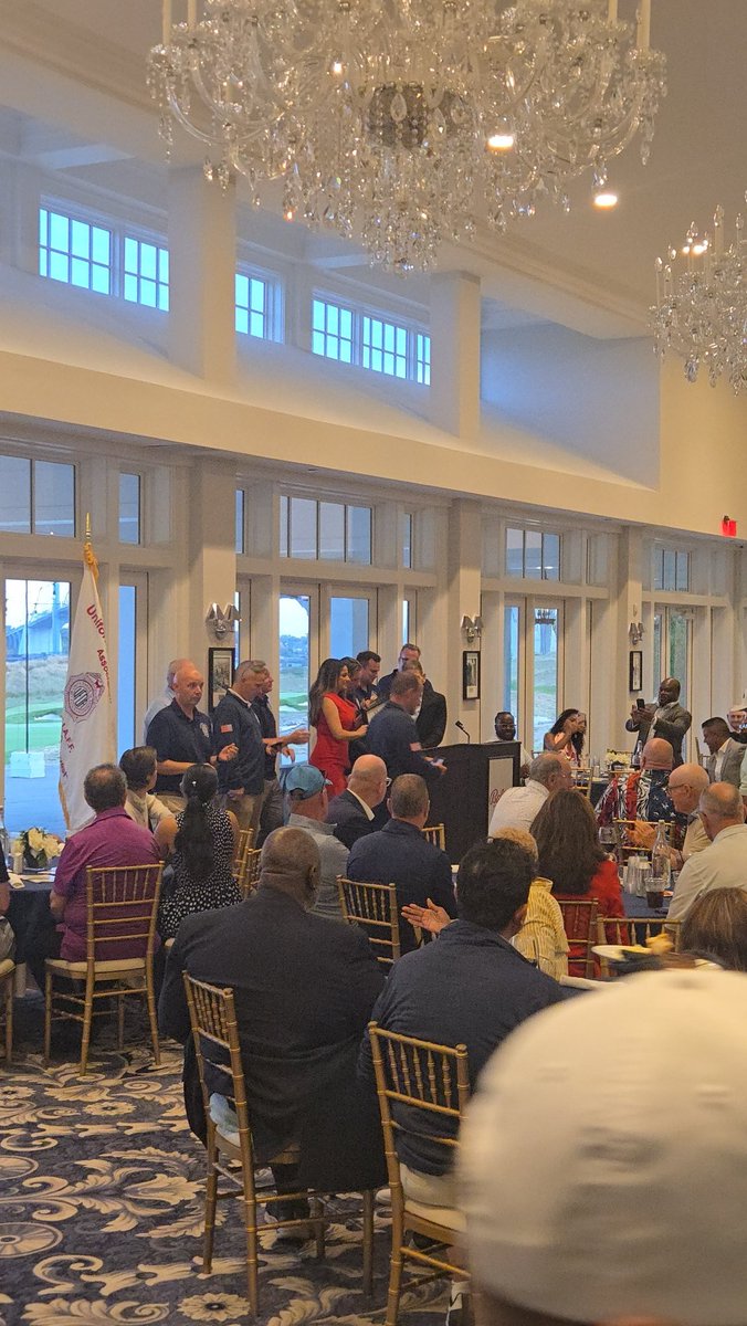 joe_bonilla's tweet image. .@ToddShapiroPR honored by Uniformed Fire Officers Association at Bally Links in the Bronx. @JeniferRajkumar honored him with Assembly proclamation.
