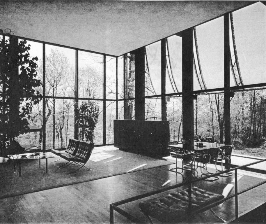 TRES60Blog's tweet image. Casa Wiley en New Canaan, Connecticut. Obra de Philip Johnson proyectada en 1953.
#WileyHouse #PhilipJohnson