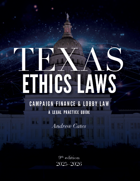 The new edition is finally ready, y'all! I went with an AI theme this time around for obvious reasons. Fully updated from the 2025 legislative session and the myriad rules/opinions updates since 2024. Get your copy here: andrewcates.com/product/texas-…