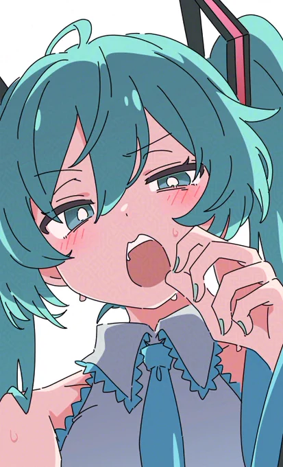 近年描いたミク ありがたいことにフィギュアとかになったりしてます!→