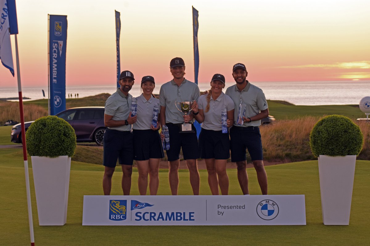 Congratulations to our 2025 <a href="/RBCPGAScramble/">RBC PGA Scramble presented by BMW</a> presented by <a href="/BMW/">BMW</a> National Champions from Cattail Crossing in Edmonton: 

Nakul Shadagopal, Ashleigh Shadagopal, Arjun Suresh, Christina Mah, and PGA of Canada professional Ryan Dyck