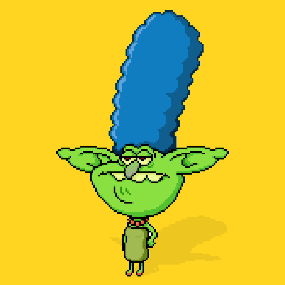 I had to get this out of my head.
#simpsons #goblin #pixelart
 <a href="/thisisgoblin/">This is Goblin</a>
