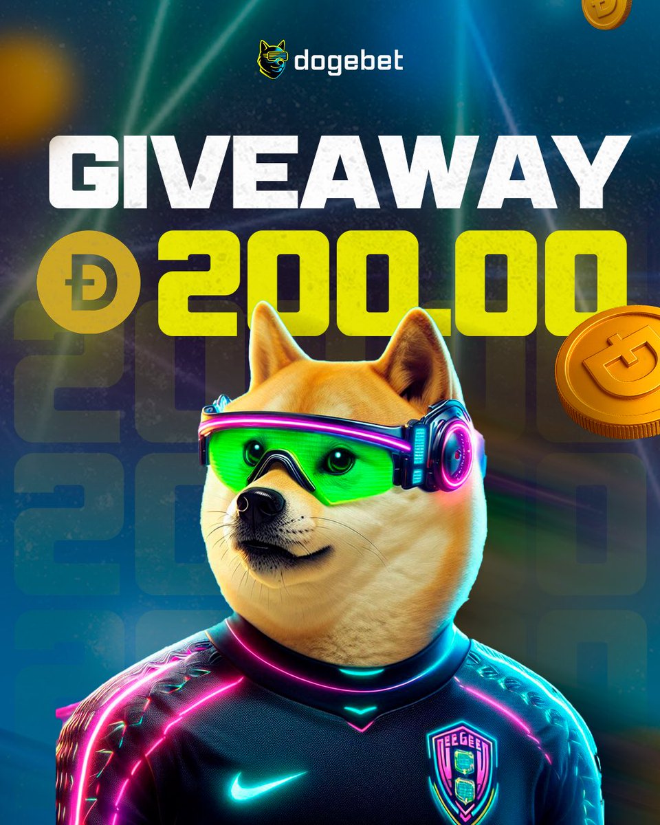 realdogebet's tweet image. GIVEAWAY DAY #10/100
100 days, 100 giveaways! 🚀

How to enter:
1️⃣ Comment your dogebet.com username
2️⃣ Like &amp;amp; RT this post 

🎁 Prize: 2 winner, 100 DOGE each!
Each giveaway lasts 24 hours only!