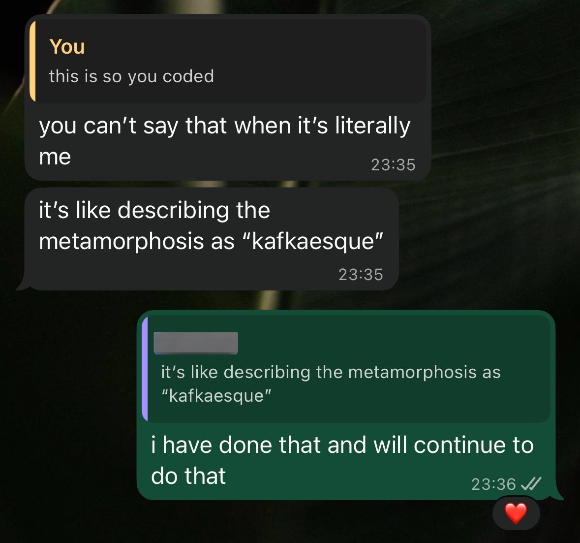 sarayearns's tweet image. didn’t give a shit don’t give a shit will never give a shit #kafkaesque