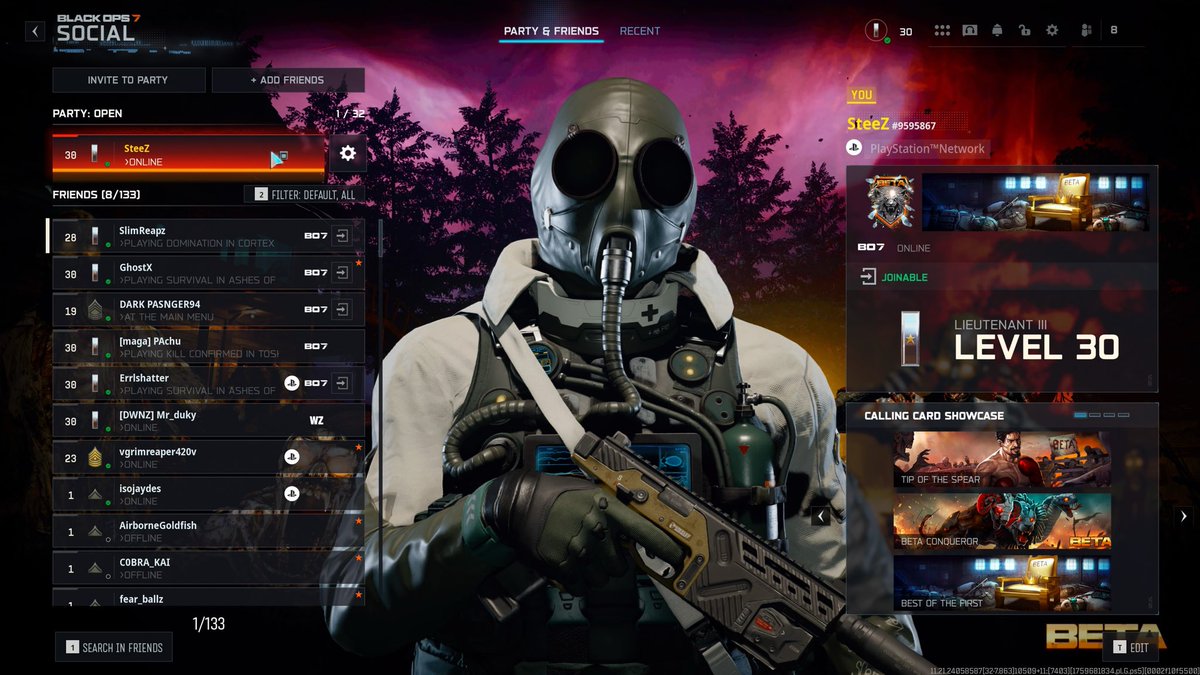 SteeeZz_'s tweet image. @CallofDuty #BO7 #BlackOps7 #Beta