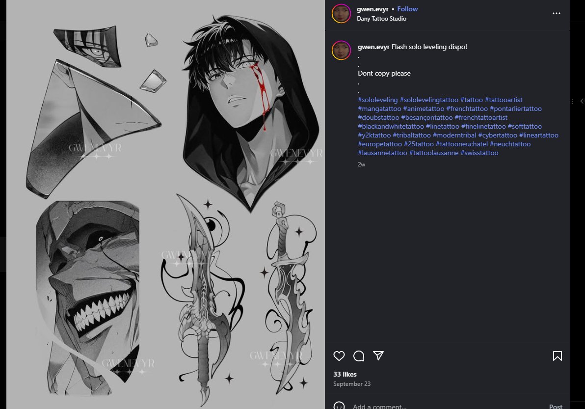 ad6riel's tweet photo. @kikitchiwi Et elle continue de plagier ...  C'est pas nouveau. Quelques exemples parmi BEAUCOUP.
Quasiment la totalité de ses flashs sont décalqués sur d'autres artistes, et elle ose les vendre.
Ca fait des années qu'elle plagie et qu'elle change de pseudos. https://t.co/KR4nCNvFvK