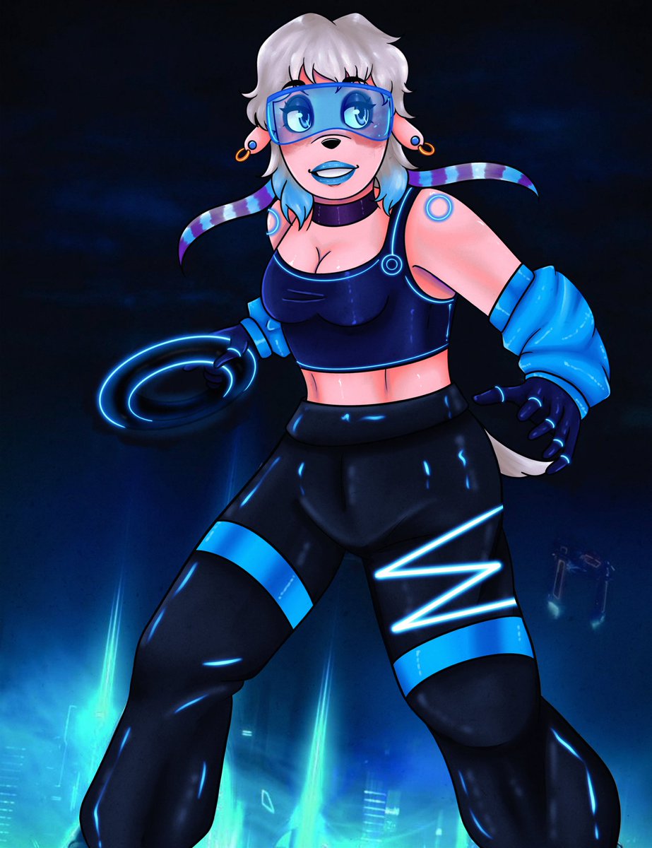 artistic_gemini's tweet photo. If my goof sona was in Tron 🩵🖤 wanted to draw something for the new movie coming out! 
#tronares #disney #goofymovie #tron #anextremelygoofymovie #tronlegacy #tronlightcyclerun #maxley #maxgoof #disneymovie #goofsona #tronxgoofy #goofy #art https://t.co/vnNhD4kwb9