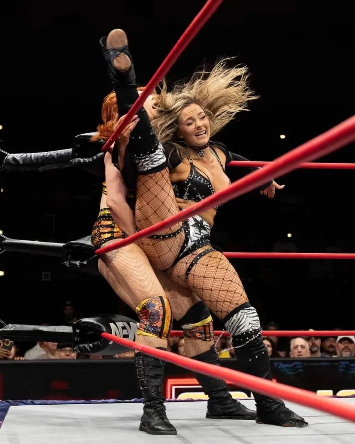 Nattie's flexibility is contagious.
