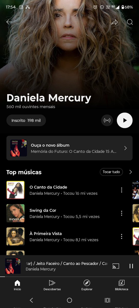 DiegoMa18361672's tweet image. Olha o que chegou nas plataformas de surpresa ! Essa @danielamercury é barril dobrado mesmo !!!!
Salve a Rainha! 
#DanielaMercury