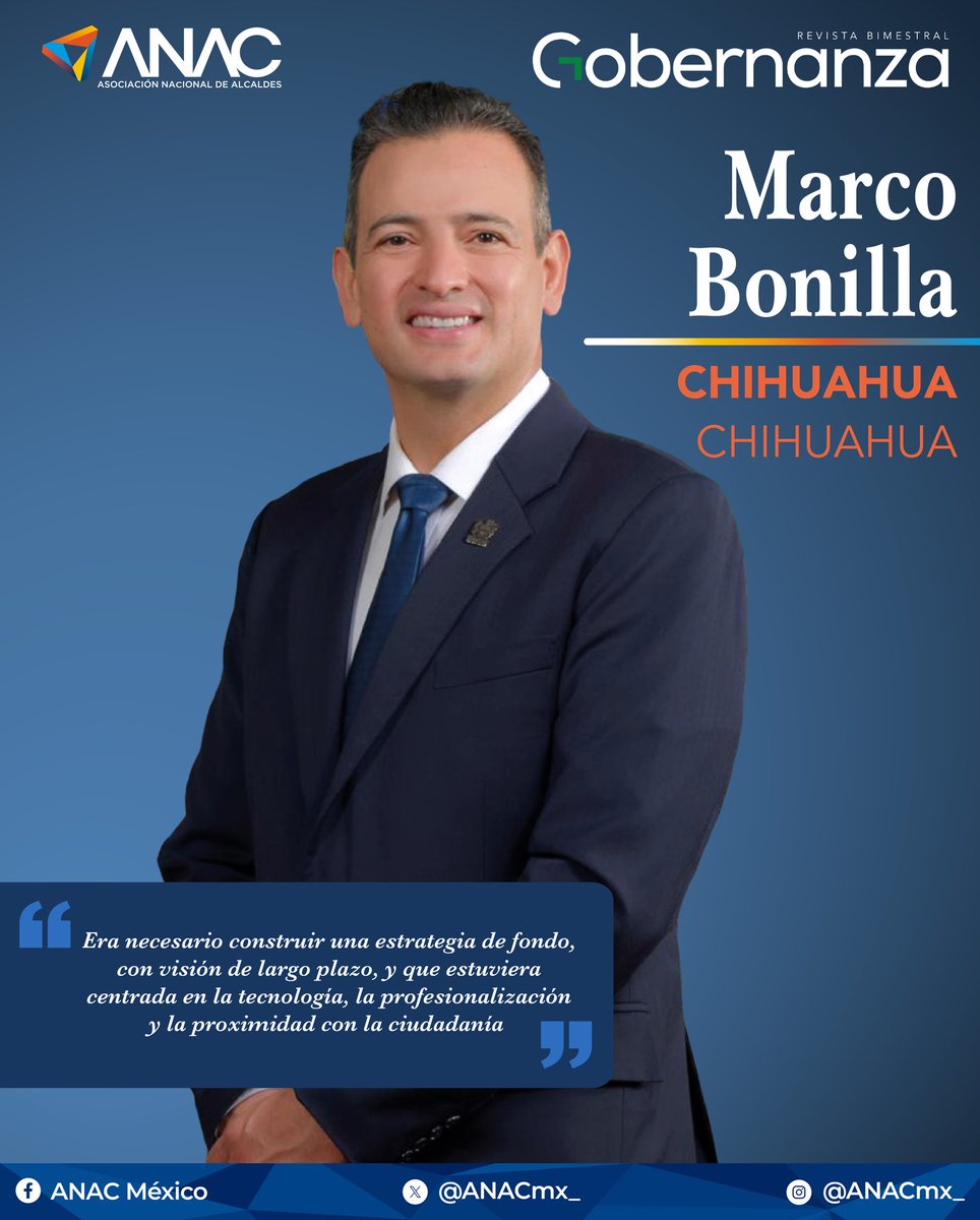 En Chihuahua Capital se consolidó una estrategia de seguridad para asegurar la tranquilidad de las y los chihuahuenses.
Así lo explica Marco Bonilla en entrevista con la #RevistaGobernanza.
Descubre más en: anacmexico.mx/revista-anac/

#GobiernosHumanistas