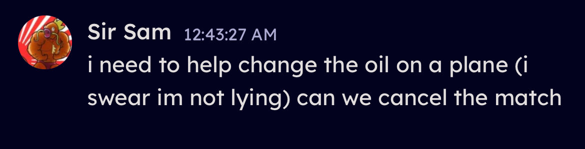 I insta cancelled the set, so relatable