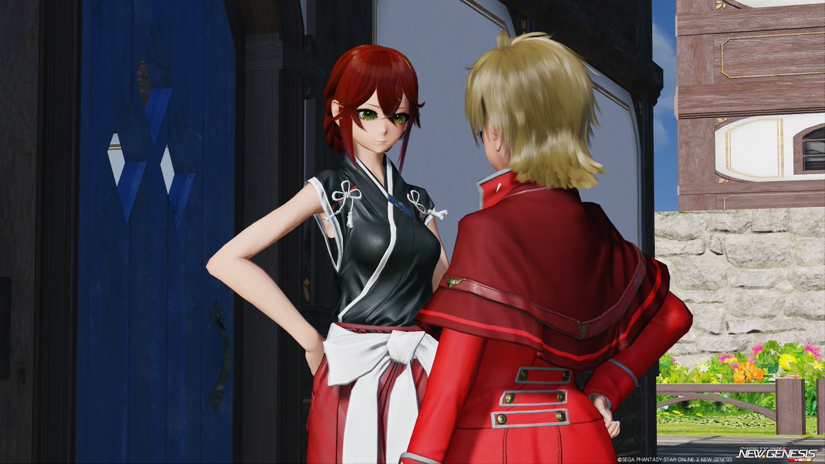 mzk810_1_53's tweet image. 美人なお姉さんに顔赤くして恥ずかしがってるお偉いさんとこの坊ちゃん的な

#メンテの日なのでssを貼る 
＃PSO2NGS 
#PSO2おとこのこ部