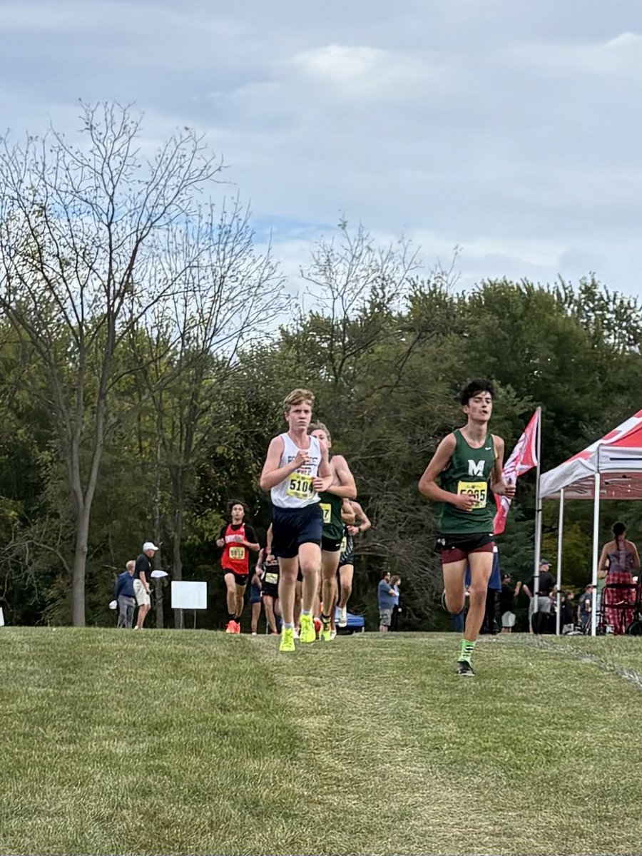 XC finishes 2nd to Methacton-37 to 39- in the 17 team Dock Invitational. Nice competitive efforts throughout the 5k race. Scorers: 2nd J Loveman’26 5th B Loveman’29 6th O Bittmann’27 7th N Giordano’26 17th C Bittmann’28. Keep Training Appropriately.