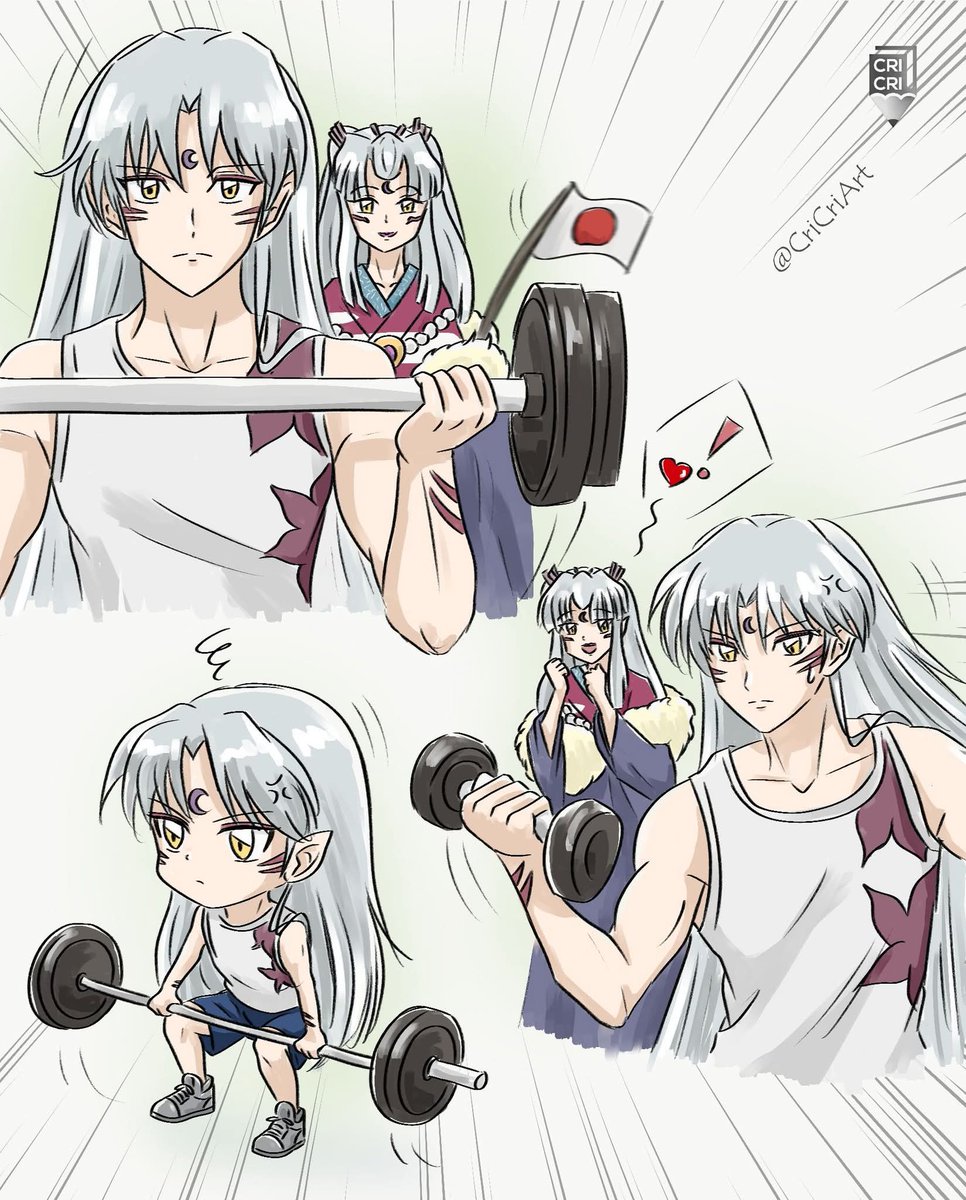 CriCriArt's tweet photo. A young Sesshomaru 🤗.
His mother is his biggest fan!!

#sesshomaru #inuyasha #yashahime https://t.co/xOGHfmxcLA