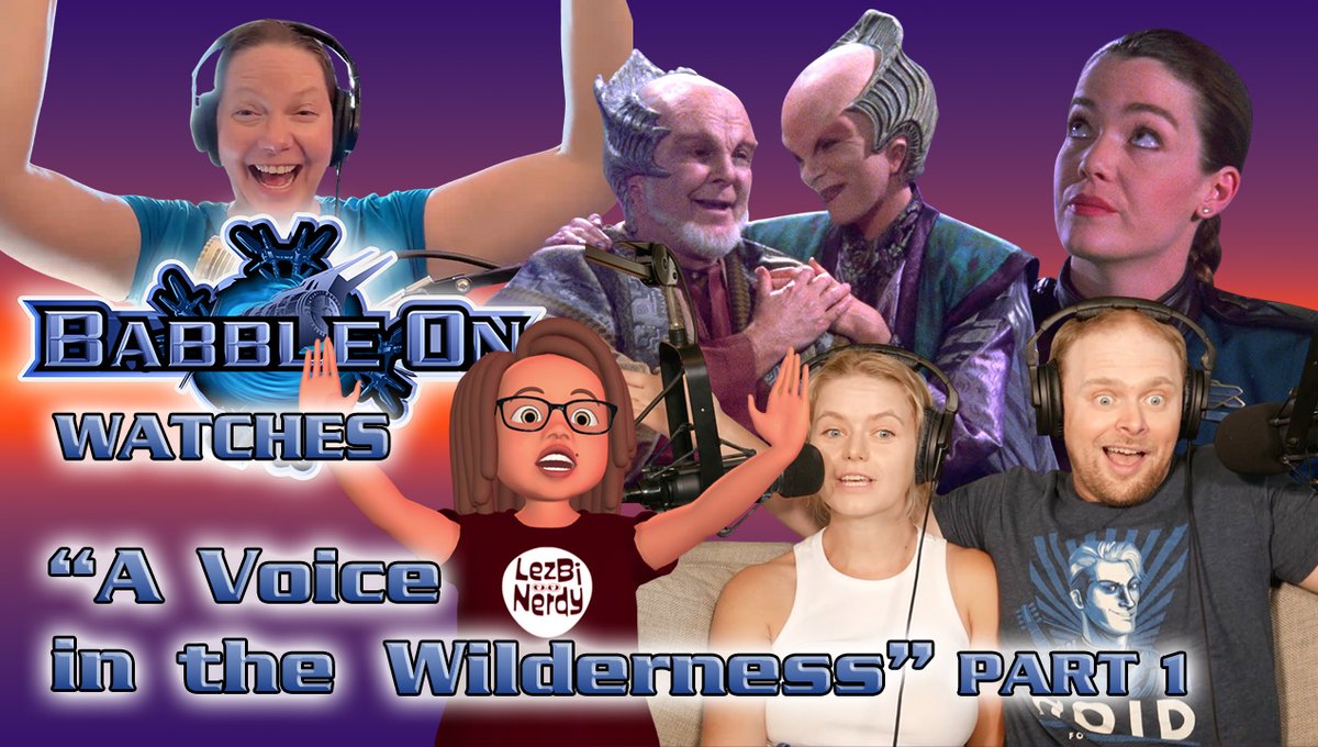 LezbiNerdy's tweet image. 🎃 Spooky mugs, Shakespeare hot takes, and *way* too many missiles 🚀

Join us as we react to “A Voice in the Wilderness” (S1E18): the man in Delenn’s closet, the planet that punches back, and why there’s still no HR in space. 👀

🎧 Watch now: youtu.be/iZIhW-2qrmA
#BabbleOn