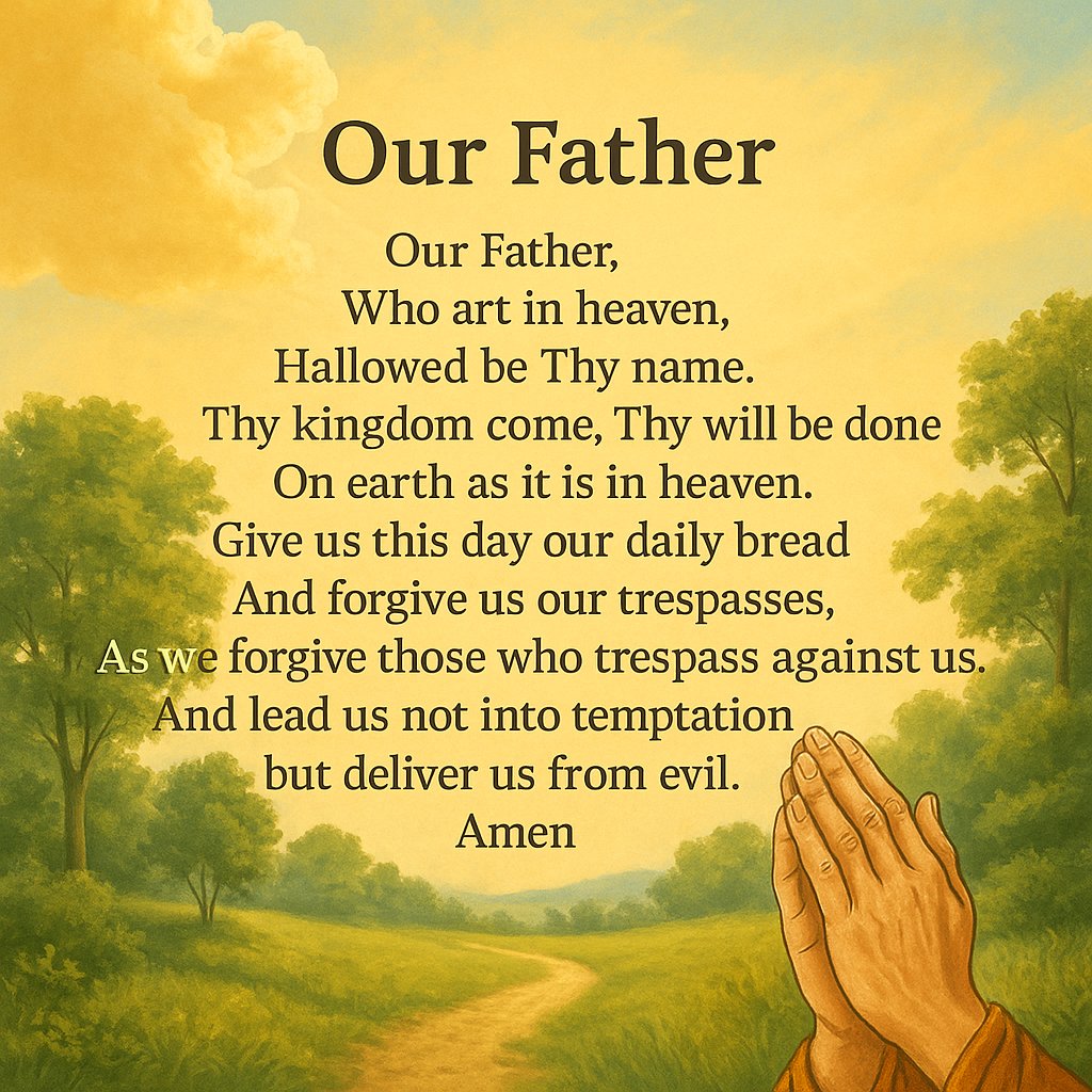 FriarMario's tweet image. The Lord’s Prayer appears in two Gospels: Matthew 6:9-13, within the Sermon on the Mount, and Luke 11:1-4, in a shorter form taught directly to the disciples.