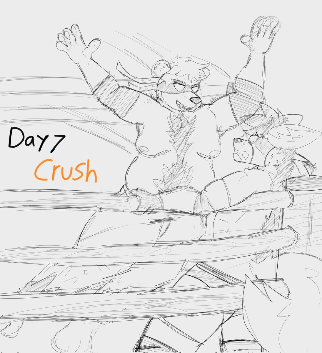 Fightober Day 7 - Crush!

Ft. Renny going in for a huge corner splash on poor Kip! Kip, MOVEEEE, why are you just standing there??

#Fightober2025 #FFF