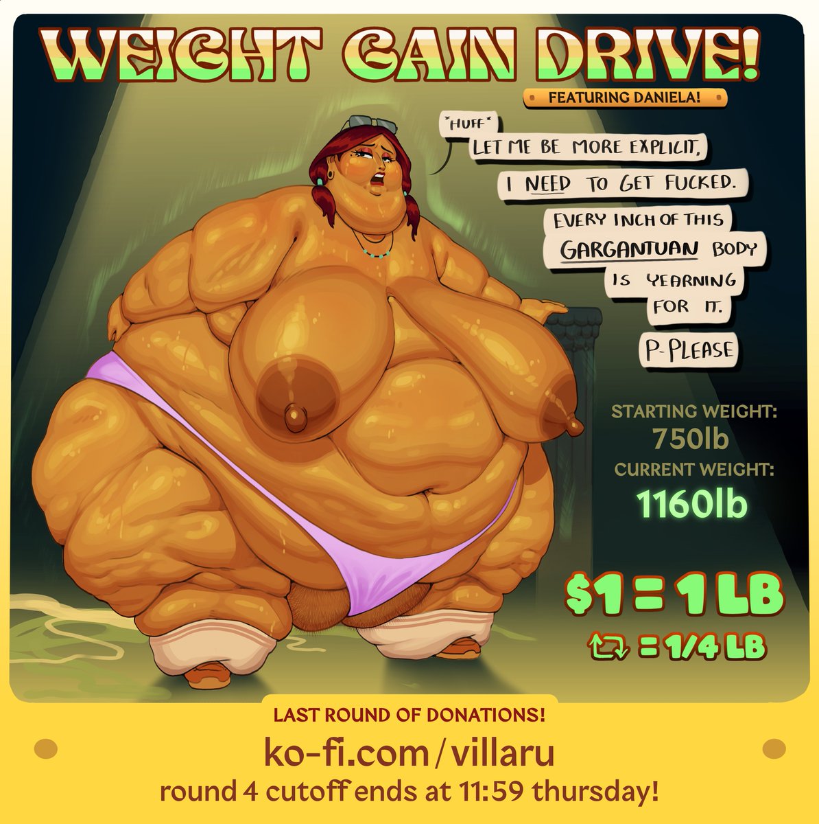 daniela going mammoth mode ‼️

last round of donations for the drive before the finale :) yahooie!