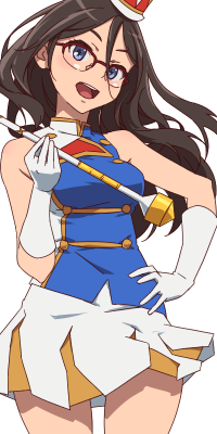 あすか先輩。エヴァの裏で再放送ってのがまた #響けユーフォニアム 