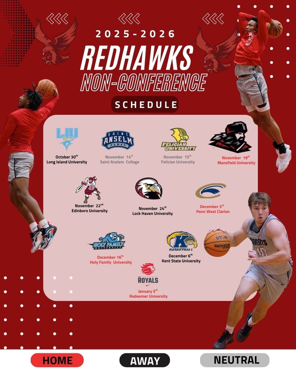 The Official Schedule‼️