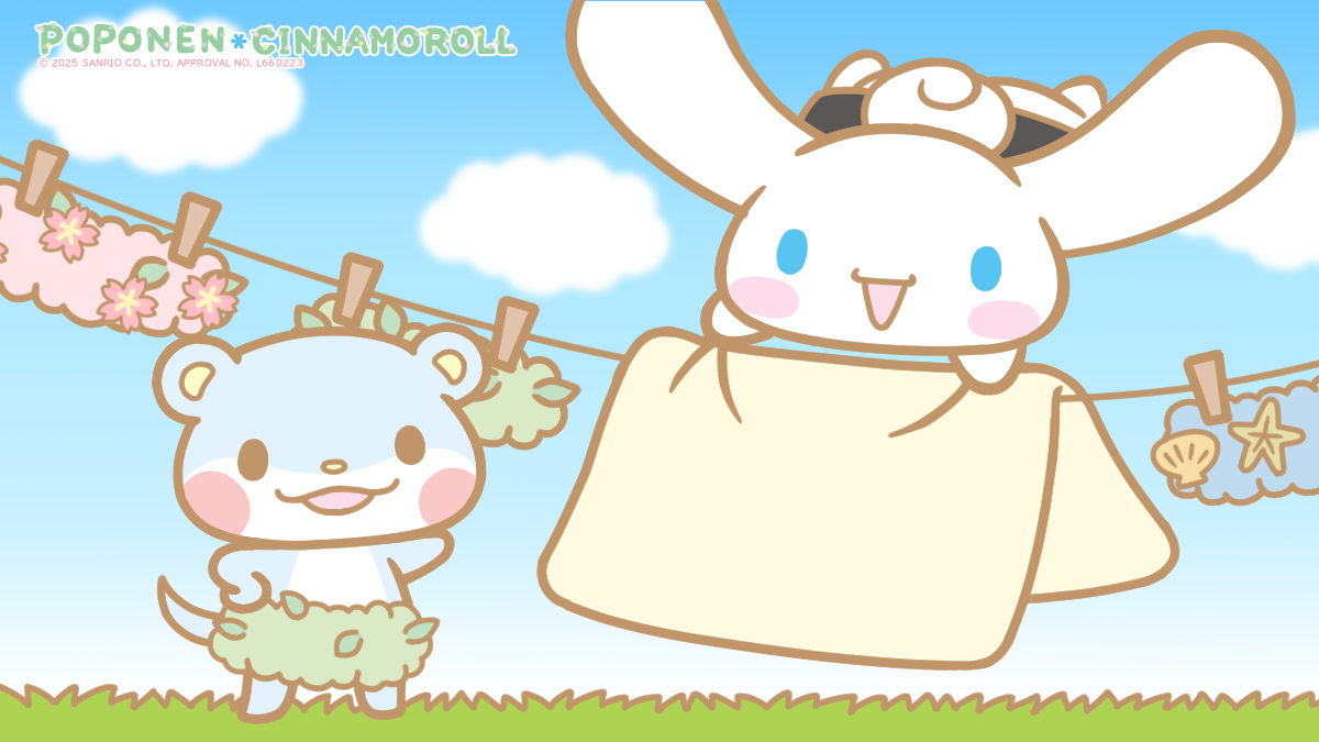 #おはポポ

洗濯はまとめ洗いしたほうが節電できるらしい！
いいお天気だからまとめ洗いしたで！

#ポポネンのエコ日記　#節電　#洗濯