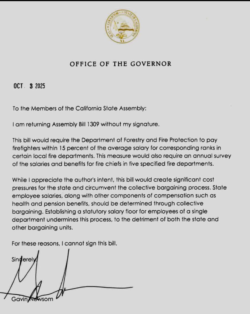 <a href="/GavinNewsom/">Gavin Newsom</a> Gavin will not pay the firemen but will pay for illegal aliens what a fraud