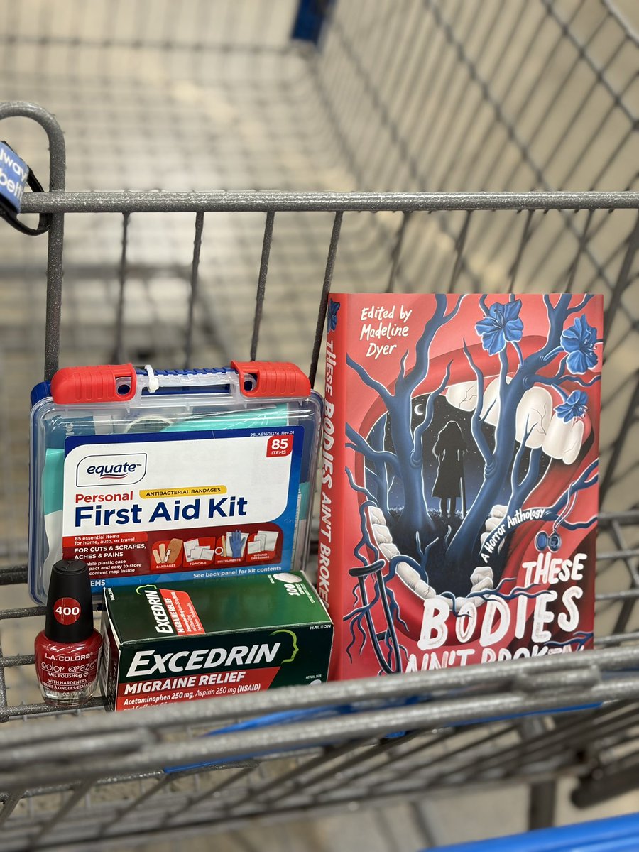 My first ever published short story is out today! Writing about my genetic condition, Neurofibromatosis, in an empowering way was such a gift! I’ve attached a grocery list of some items you might want to pick up if you read my story “The Worst Of It” in THESE BODIES AIN’T BROKEN!