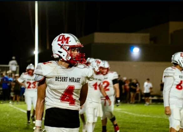 FootballinCV's tweet photo. Meet Omar Martinez
Omar Martinez is the senior running back and wide receiver for Desert Mirage High School. Standing at 5’11” and weighing 160 lbs, he’s a dynamic force on the field. As one of the team captains, Omar has led Desert Mirage with nearly 1,000 rushing yards in just seven games this season. With 977 yards and 16 touchdowns already under his belt, he’s on pace for a historic season.
What makes Omar’s performance even more impressive is that he only began playing football as a freshman. He credits his older brother for inspiring him to take up the sport and is quick to acknowledge the role his offensive line has played in his success—especially junior Carlos Garcia, who has been instrumental in leading the charge.
When asked about sharing the backfield with fellow senior running back Russell Wilkerson, Omar responded,
“I would say we are like a one-two punch when we’re in the game. In practice, it’s more competitive, which has helped us both get better. He’s also a big part of our defense—he’s an all-around ball hawk.”
Wilkerson has contributed 812 rushing yards, 5 touchdowns, and 48 tackles on defense this season.
During the offseason, Omar focused on taking care of his body and fulfilling his responsibilities. He showed up consistently to practice, enduring the intense Thermal heat.
“I would say this offseason was a big part of our success,” Omar said. “Our coaches put us through extreme daily practices to condition us for ‘Iron Man Football.’”
Despite his commitment to football and his responsibilities at home, Omar also excels academically. He maintains a 3.7 GPA and plans to pursue a career as a firefighter or in the automotive industry.
When asked what advice he has for younger players, Omar shared:
“Keep God first, keep working no matter how hard it gets, be a student of the game, and want it bad enough if you want to be great.”
Omar also expressed gratitude for those who’ve supported him:
“Most importantly, God keeps me strong. My family, teammates, and coaches—who are basically like family—push me every day to be better.”
He gave a special shoutout to his injured teammate, Devian Martinez:
“Devian would have helped us get more wins, but sadly got injured in his first game, where he rushed for 330 yards.”
Coach Felipe had high praise for Omar:
“Omar is every coach’s dream in terms of what you ask for in a player. I’ve never heard him complain once. He’s a quiet kid, but a natural leader. His teammates want to play hard for him, and that’s one of the reasons he’s had such huge success this season. The program is going to miss him—not just as a player, but as a person.”
It’s hard to imagine a better compliment. Omar Martinez is not only a standout athlete but also a humble leader who sees the bigger picture. He’s a great teammate, a dedicated student, and someone who clearly inspires those around him.
Good luck this season, Omar—we can’t wait to see what you accomplish next.