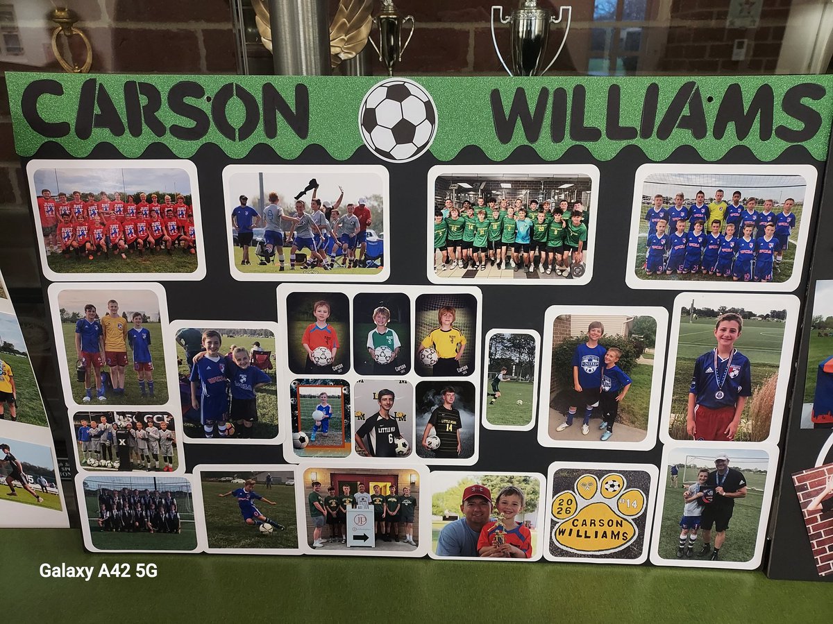 Soccer Senior Night.  Congratulations, Carson.