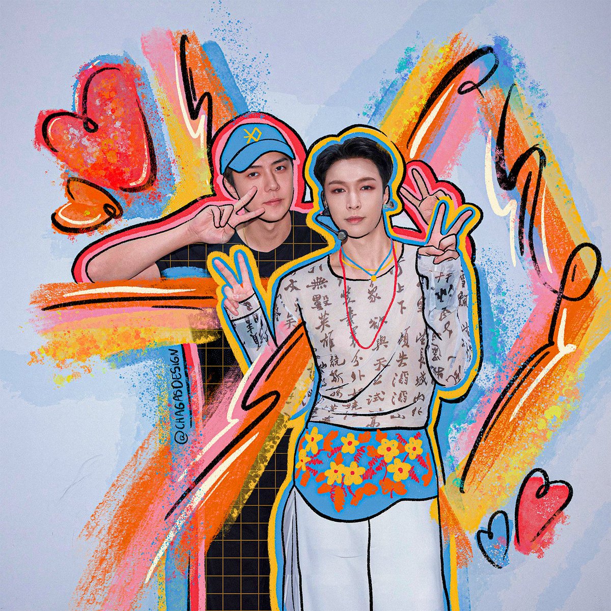 ChagasDesign's tweet image. Tão lindo os dois juntos
 #레이 #SEHUN #세훈 #EXO #엑소 #weareoneEXO