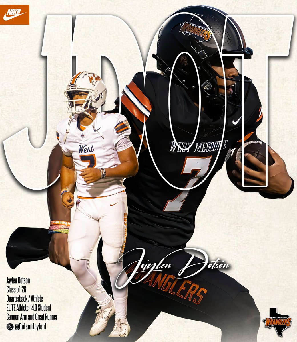 🌴 Another hidden gem in The Jungle, QB1 <a href="/dotsonjaylen1/">Jaylen_Dotson</a>. One of the best pure athletes in Texas and can spin it! Get in now!🌴

🎥: hudl.com/video/3/193255…

#RecruitTheJungle🌴 | #ITWIT